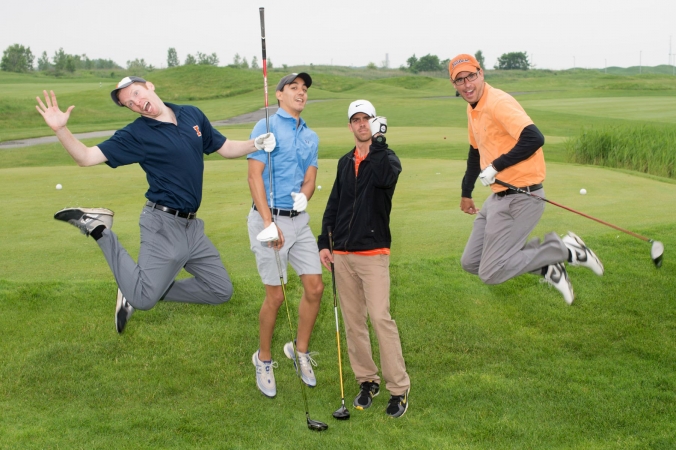 Who says golf outing photos can't be fun?