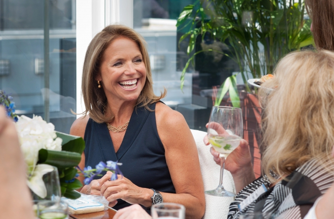 Katie Couric honored at private abc7 chicago reception, wit hotel the roof