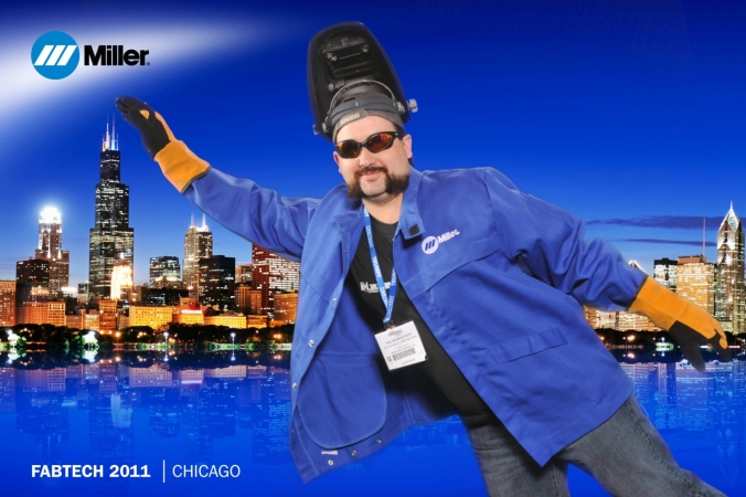 Green screen photo campaign for Miller at FABTECH 2011, McCormick Place Chicago