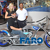 Orange County Choppers, Paul Jr and his wife, celebrity appearance, 2011 Chicago Quality Expo, McCormick Place, FARO chopper, onsite photo print, FAB PHOTO Chicago