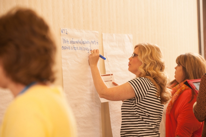 conference photo of breakout session, education workshop