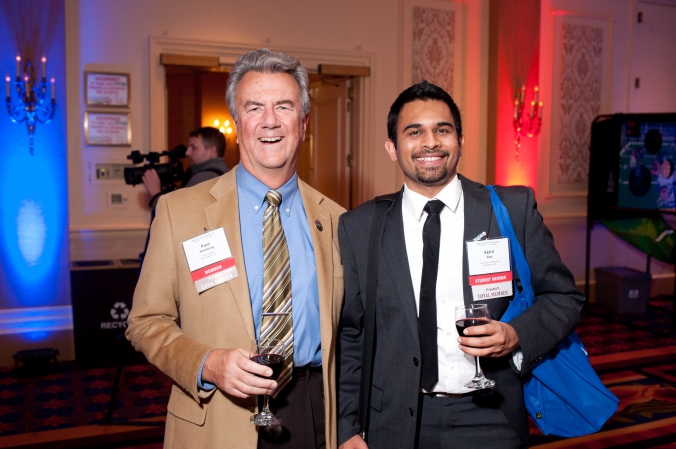 posed group photo, cocktail hour, amia annual symposium, chicago