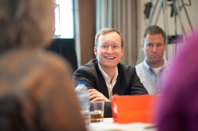 participant reaction, round table discussion, conference event photography