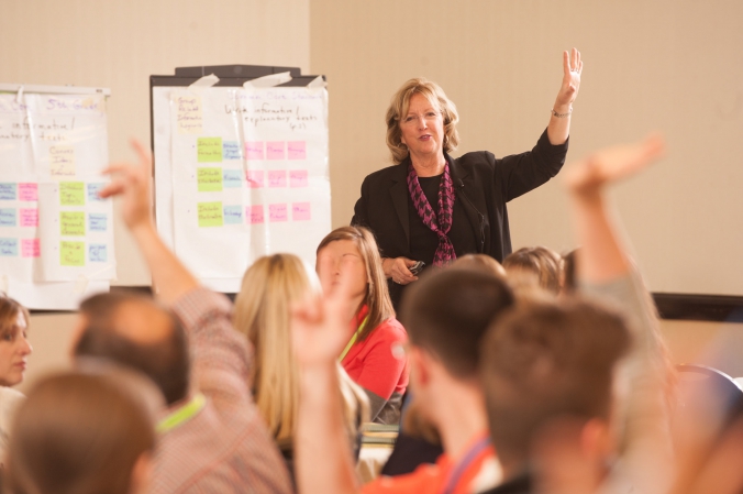 speaker audience interaction, breakout session, education workshop, chicago event photography