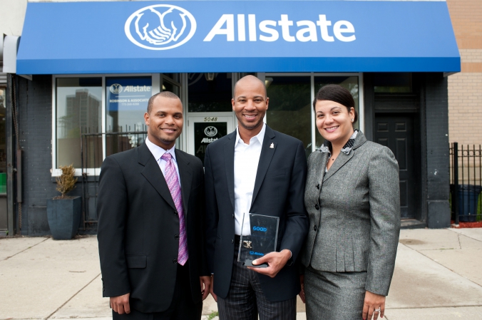 Award photo, Allstate.