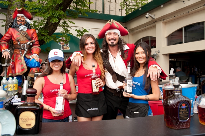 Captain Morgan makes personal appearance at promotional event in Wrigleyville, event photography by fab photo chicago.