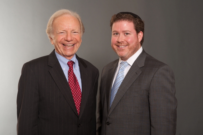 Stop and go photography with Senator Joe Lieberman, private political portrait photography by fab photo.
