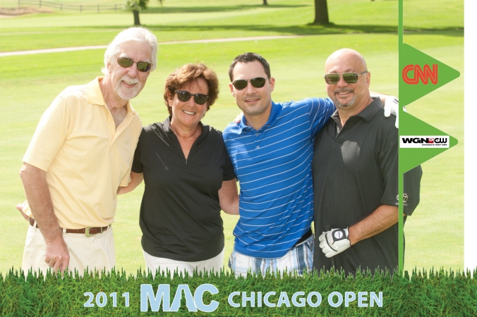 golf foursome photo printed on location, MAC open, indian lakes resort