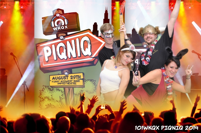 green screen photography, fab photo, chicago, social media photo activity, 101wkqx piqniq 2014