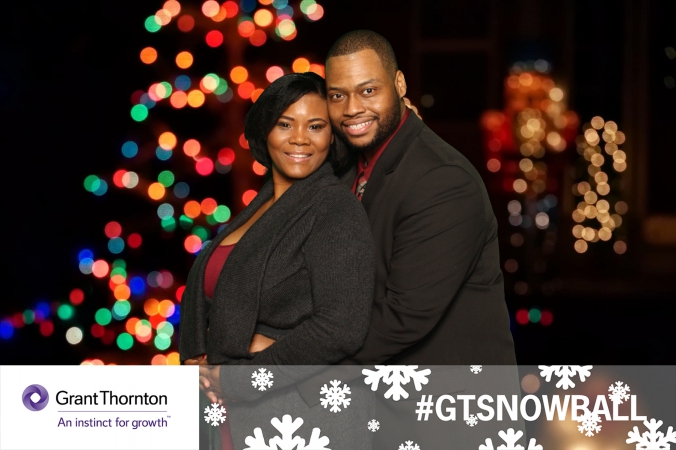green screen photography at grant thornton snowball, holiday party 2014