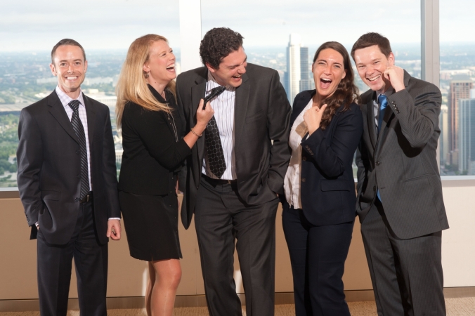 who says lawyers dont know how to have fun? Private office party photo, downtown chicago