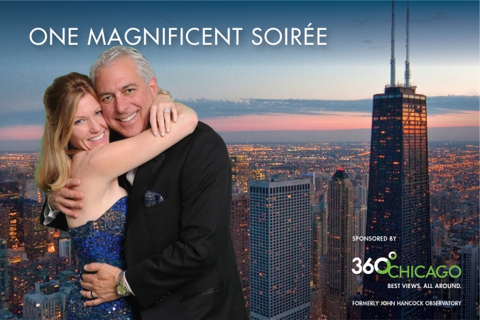 360 chicago sponsors green screen photobooth, gets logo printed on photo at annual chicaog event