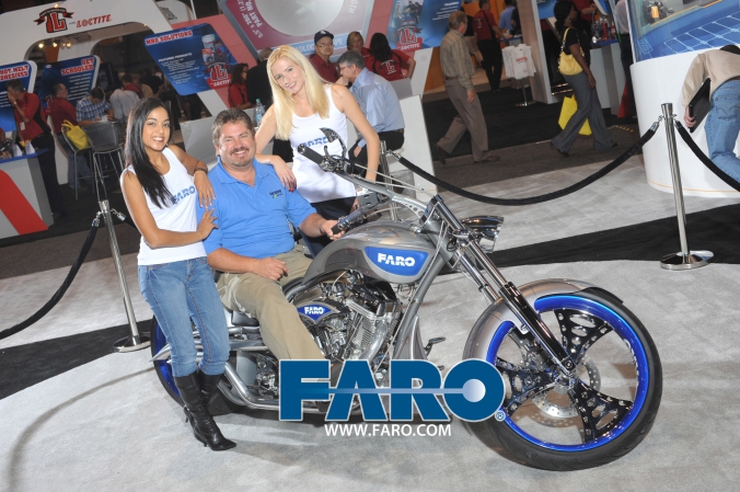 FARO orange county chopper by Paul Jr at Quality Expo Chicago McCormick Place September 20 to 22, onsite printing by FAB PHOTO