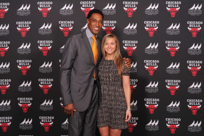 stop and go celebrity appearance by nba chicago bulls scottie pippen, sponsor event 2014, 8x10 onsite photo printing
