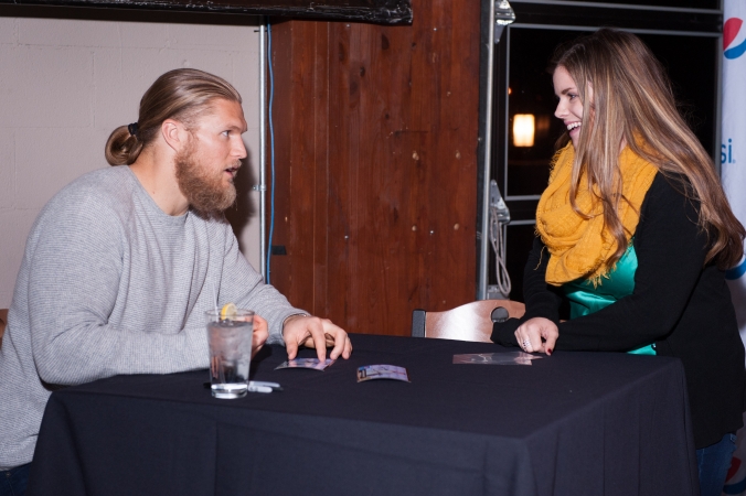 Clay Matthews autographs 4x6 photo printed onsite