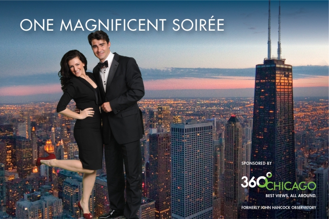 green screen photography and onsite printing, one magnificient soiree, magnificent mile association sponsored by 360 Chicago