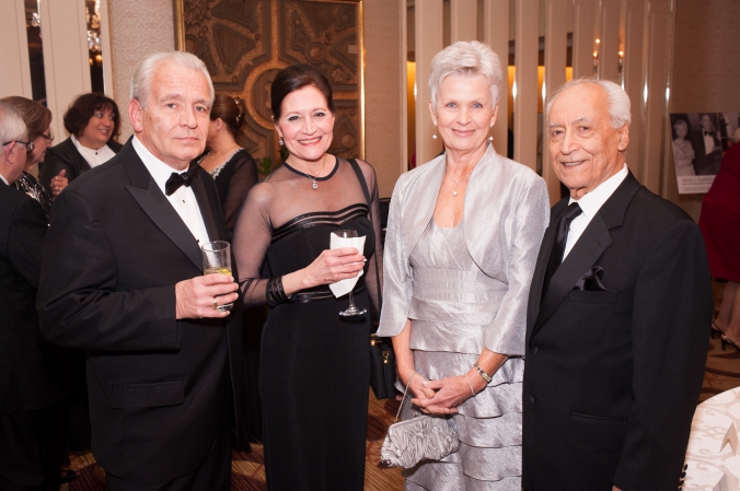 well posed group photo at black tie event, everyone looks good in fab photo chicago party photography